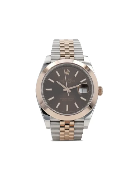 Мужские часы Rolex Datejust 41 мм, коричневый циферблат