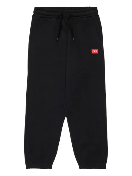 Спортивные брюки Diesel Kids из хлопка black