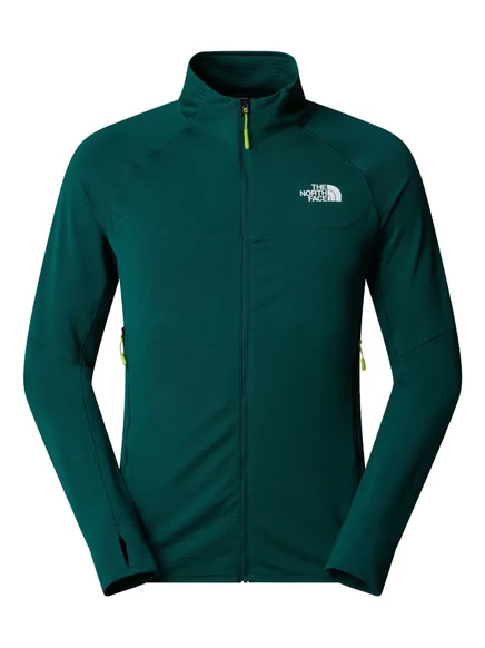 Мужская функциональная куртка The North Face на молнии, зеленая