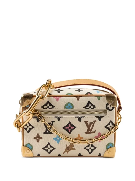 Сумка Louis Vuitton Pre-Owned x Tyler the Creator mini Soft Trunk, кремовая