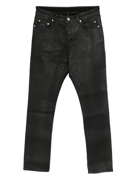 Мужские джинсы Rick Owens DRKSHDW на пуговицах, черные