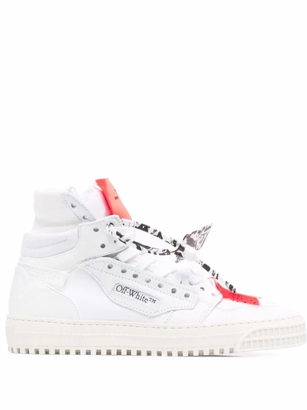 Женские высокие кроссовки Off-White Off-Court 3.0, белые