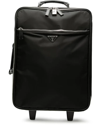 Дорожная сумка Prada Pre-Owned Tessuto, черная
