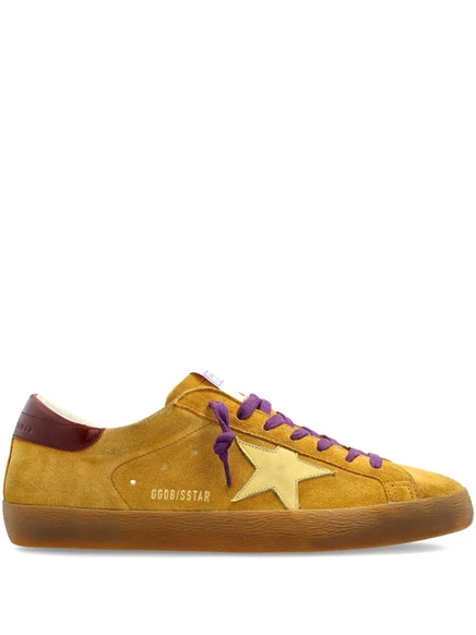 Замшевые кроссовки Golden Goose yellow