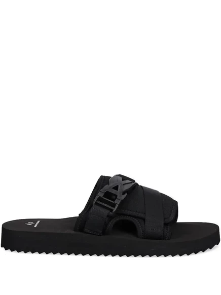 Мужские сланцы Armani Exchange с пряжкой, черные