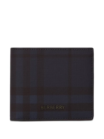 Мужской складной кошелек Burberry City Check, черный