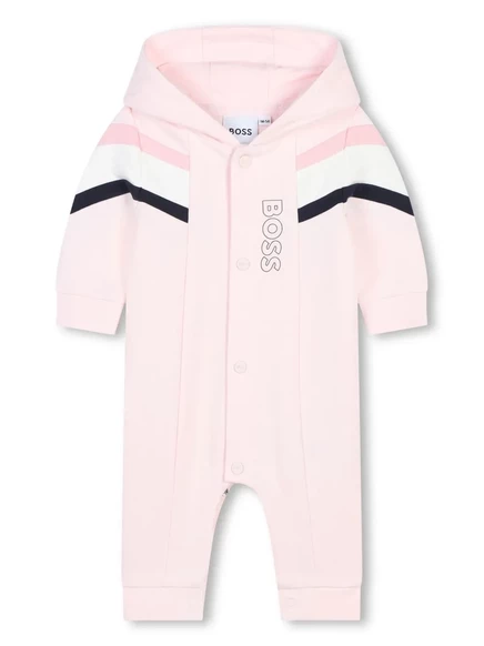 Комбинезон для младенцев Boss Kidswear с капюшоном, розовый