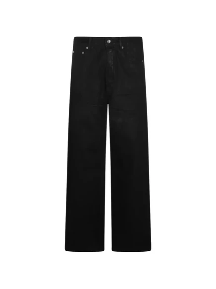 Мужские прямые джинсы Rick Owens DRKSHDW, черные