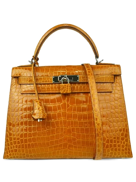 Сумка-тоут Kelly 28, бывшая в употреблении у Hermès в 2010 году brown