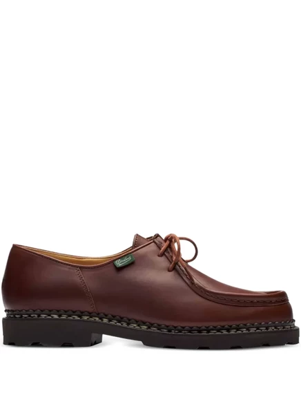 Мужские топсайдеры Paraboot на шнуровке, коричневые