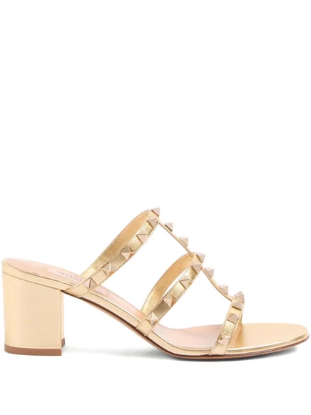 Босоножки Valentino Garavani 60 мм Rockstud gold