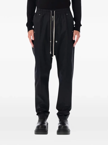Мужские спортивные брюки Rick Owens Bela с молнией, черные