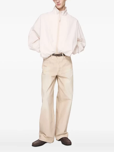 Куртка Acne Studios с пышными рукавами и застежкой-молнией neutrals