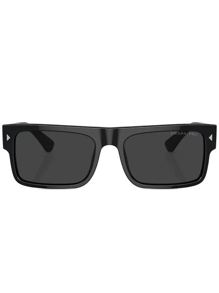 Квадратные солнцезащитные очки с логотипом Prada Eyewear и надписью black