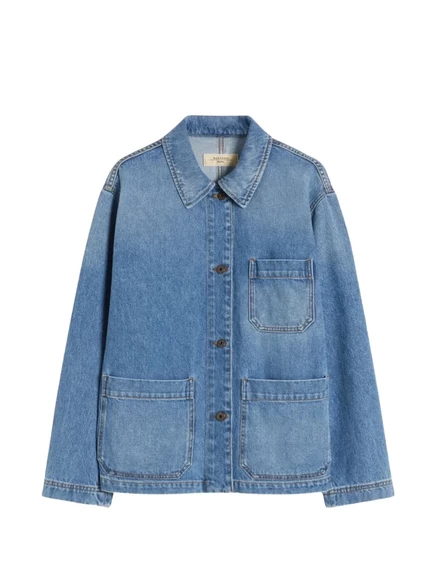 Женская джинсовая куртка Weekend Max Mara Pocket Jacket, синяя