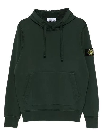 Толстовка с капюшоном-кенгуру Stone Island  green
