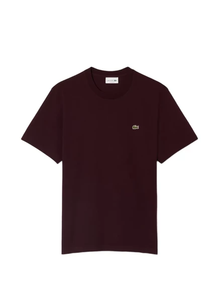 Мужская футболка Lacoste с нашивкой, красная