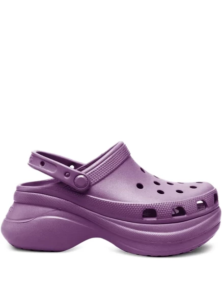 Сандалии-сабо Crocs на платформе purple