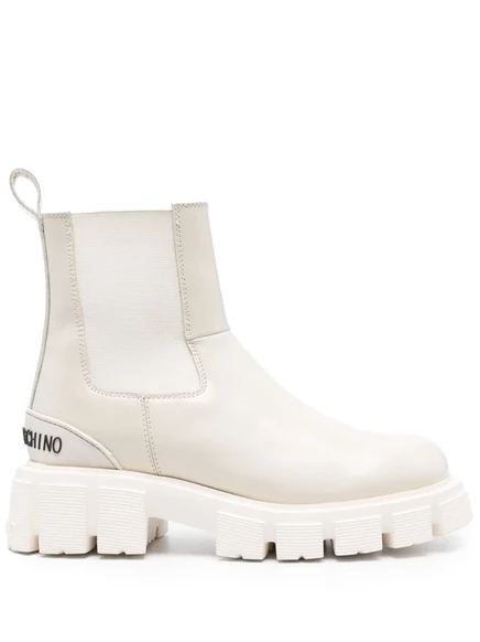 Женские челси Love Moschino, молочные