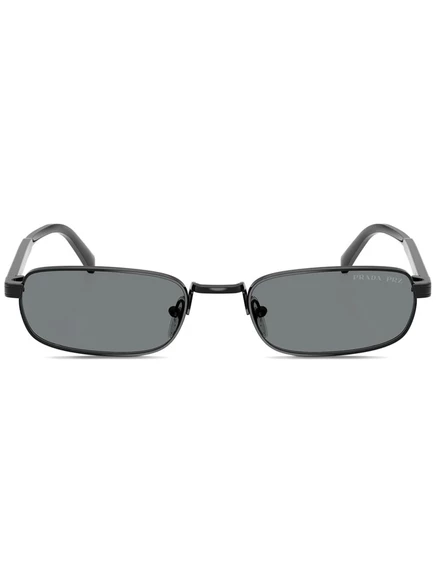 Солнцезащитные очки в прямоугольной оправе Prada Eyewear black