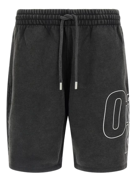 Мужские бермуды Off-White Outline Arrow Skate, серые