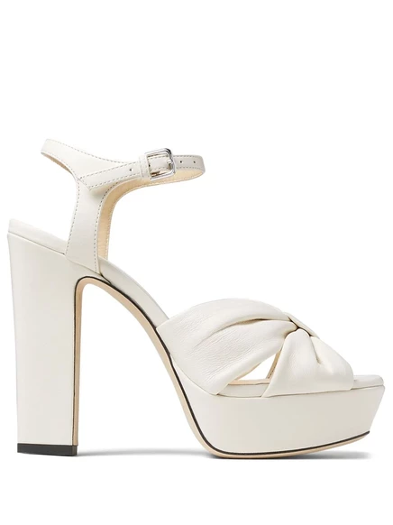 Женские босоножки Jimmy Choo Heloise 120 мм, белые