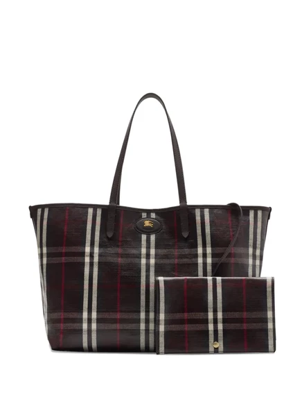 Женская сумка-тоут Burberry Highlands, коричневая