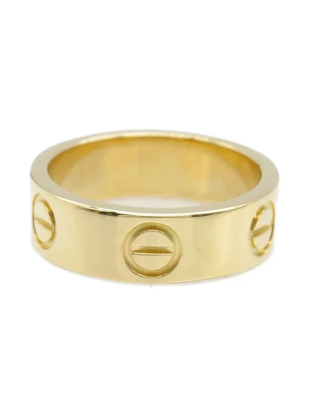 Любовное кольцо из желтого золота 18 карат от Cartier 2010 gold