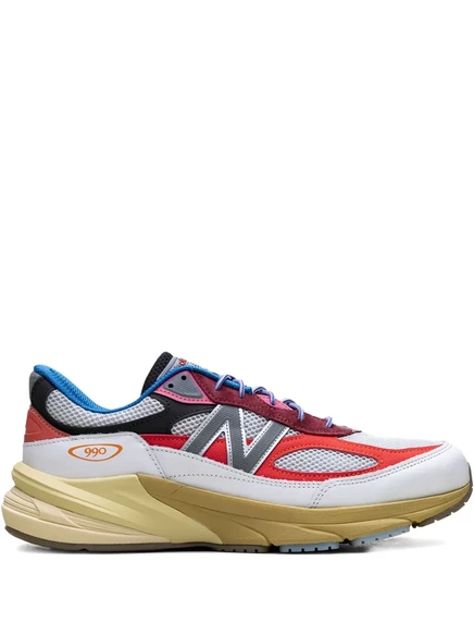 Мужские кроссовки New Balance 990 Action Bronson, бело-розово-синие