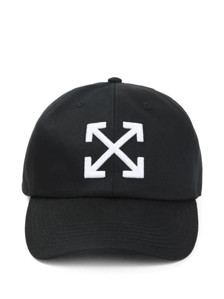 Мужская бейсболка Off-White с логотипом-стрелой, черная