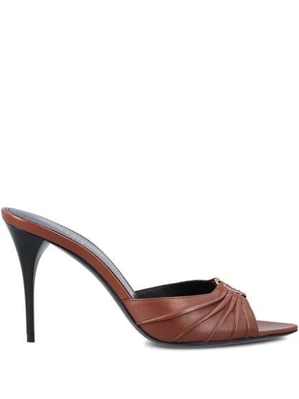 Босоножки Saint Laurent 90 мм Babylone brown
