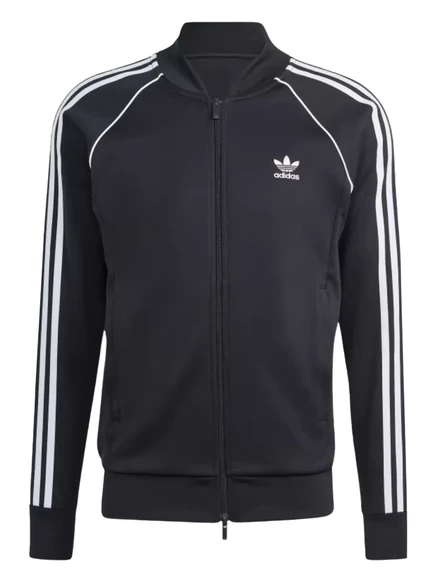 Мужская спортивная куртка Adidas SST Adicolor Classics, черно-белая