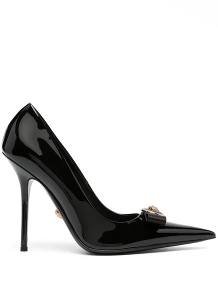 Женские туфли Versace Gianni 120 мм, черные