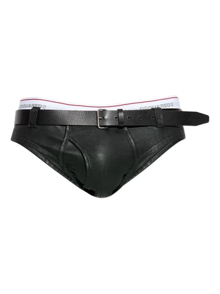 Мужские слипы DSquared2 x Magliano с логотипом, черные