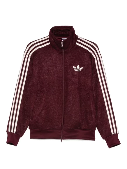 куртка adidas на молнии в три полосы brown