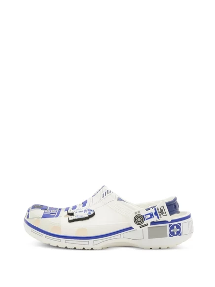 Мужские кроксы Crocs Classic Clog Star Wars R2-D2, белые