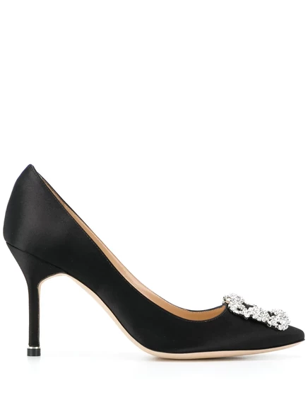 Женские туфли-лодочки Manolo Blahnik Hangisi, черные