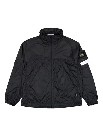 Мужская ветровка Stone Island с скрытым капюшоном, серая
