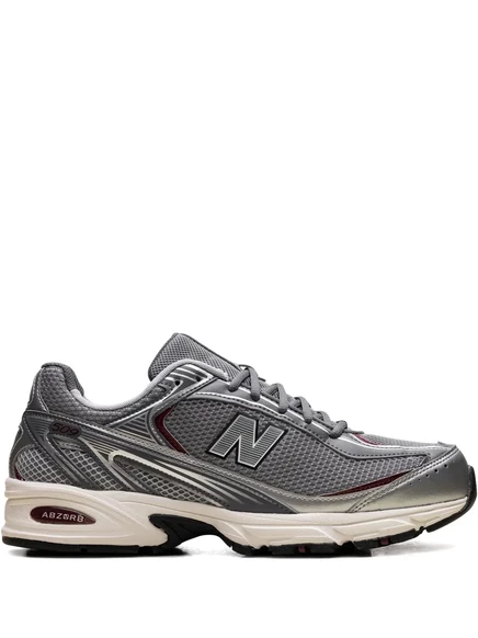 Унисекс кроссовки New Balance 509, серебристые с бордовыми акцентами