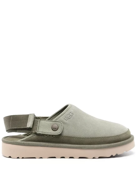 Мужские сабо UGG Goldencoast замшевые, оливковые