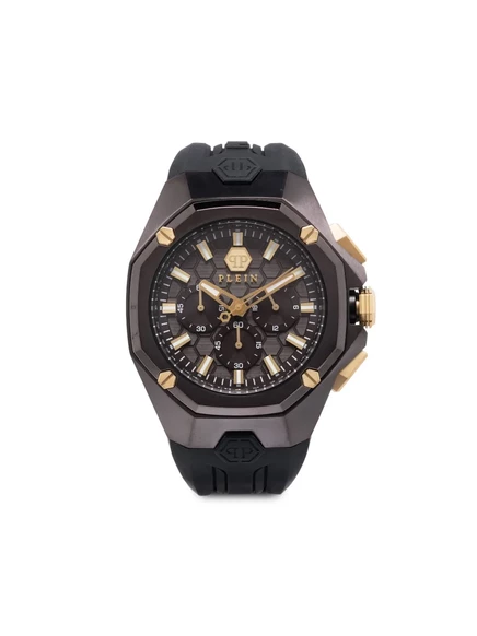 Мужские часы Philipp Plein Octagon хронограф 50 мм, черные