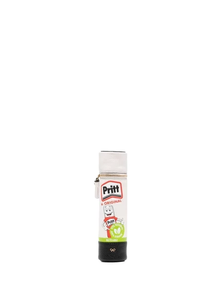 Кожаный пенал Anya Hindmarch Pritt Stick, белый