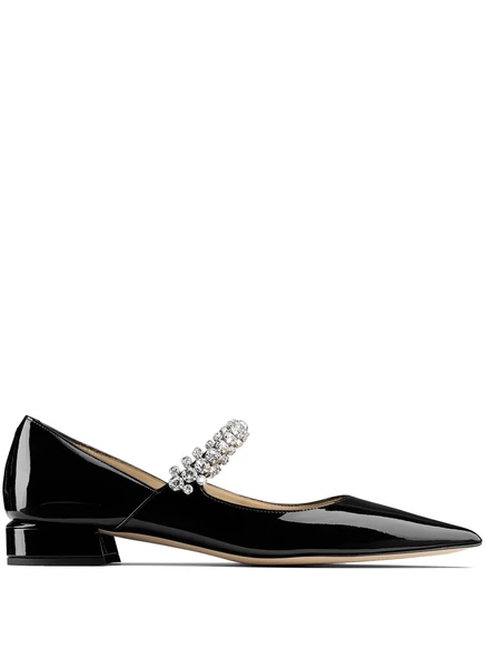 Женские балетки Jimmy Choo Bing лаковые, черные