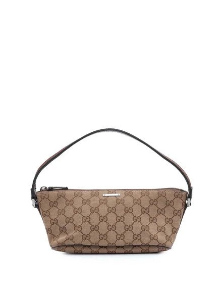 Женская сумка через плечо Gucci Pre-Owned, коричневая