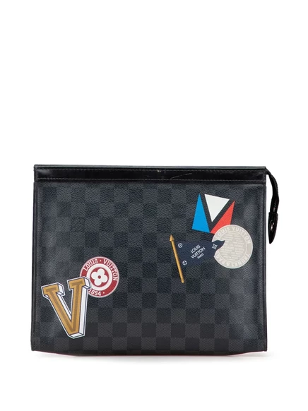 Женский клатч Louis Vuitton Pochette Voyage MM, черный