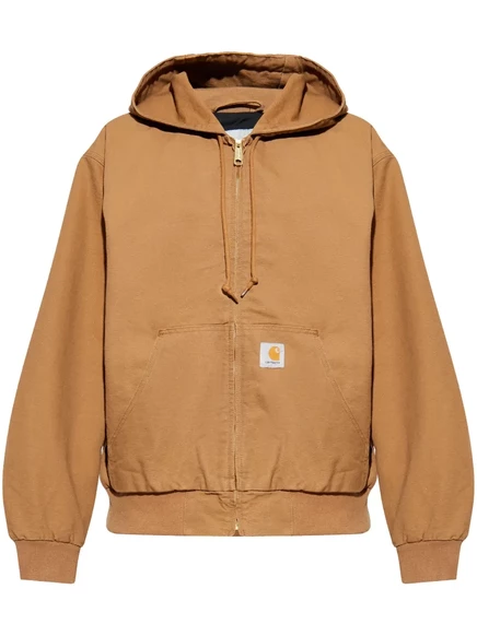 Мужское худи Carhartt WIP Eldon на молнии, коричневое