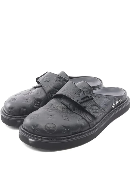 Мужские сандалии Louis Vuitton Pre-Owned Easy Line, черные