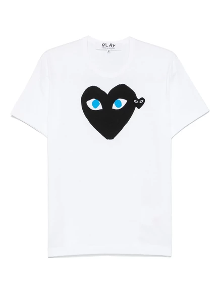 Футболка унисекс Comme des Garçons Play, белая