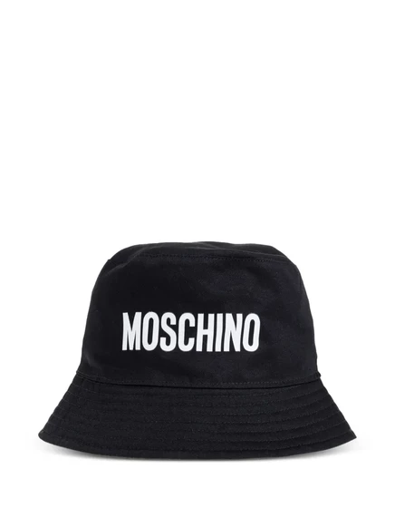 Унисекс панама Moschino двусторонняя, оливковая