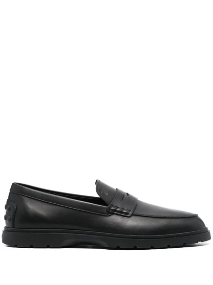 Мужские пенни-лоферы Tod's из кожи, черные